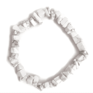 Pulsera Chip Howlita Blanca