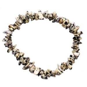 Pulsera Chip Jaspe Dálmata